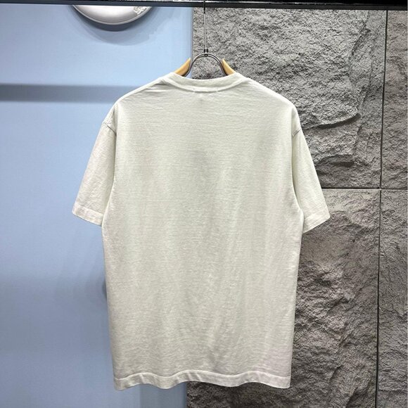 Alexander Wang White Printed Lettering Short-Sleeved T-Shirt - Picture 9 of 9